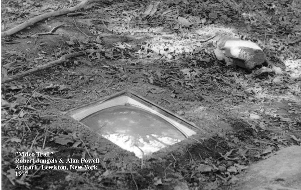 Video Trail by Robert Jungels and Alan Powell, Artpark 1977 by Alan Powell 