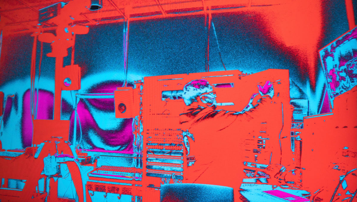 Alan in the Studio, Image 1.