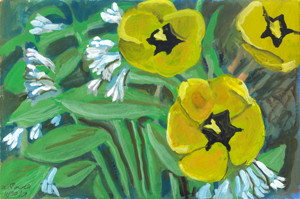 April 30 2007; Yellow Flowers by Alan Powell 