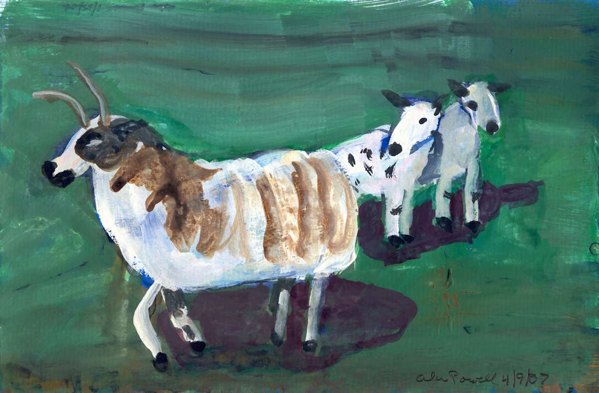 April 9 2007; In the Pasture  by Alan Powell, Image 1.