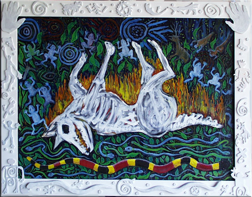 Burning White Dog by Alan Powell 