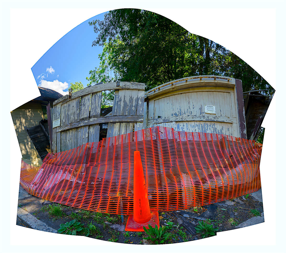 Fallen Garage by Alan Powell, Image 1.