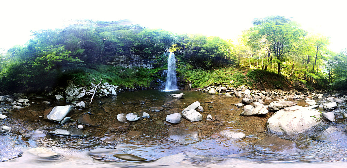 First Falls Print by Alan Powell 