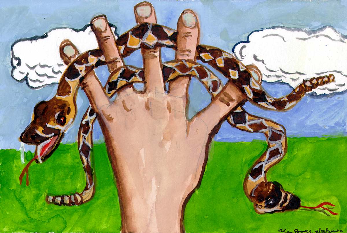 Handsnake by Alan Powell, Image 1.