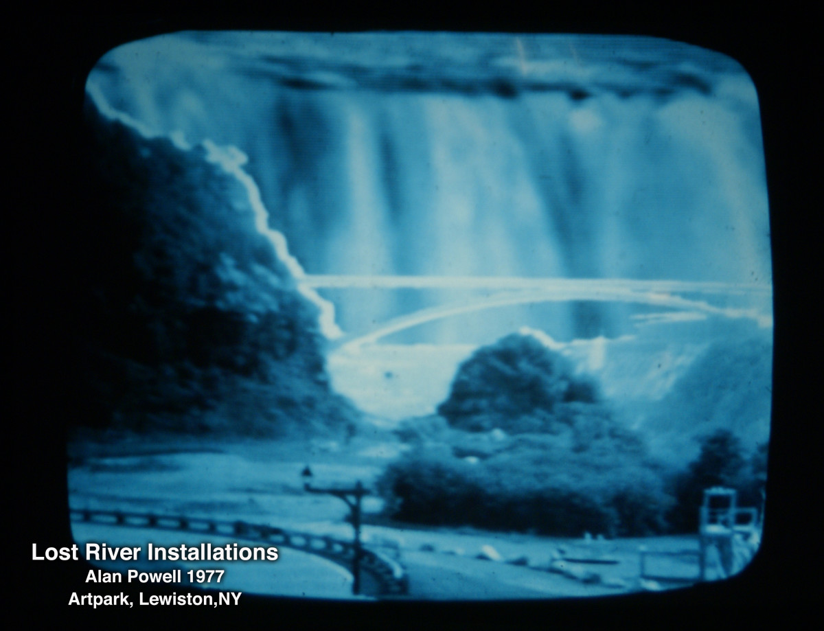 Lost River Installations: Alan Powell, Artpark 1977 by Alan Powell 