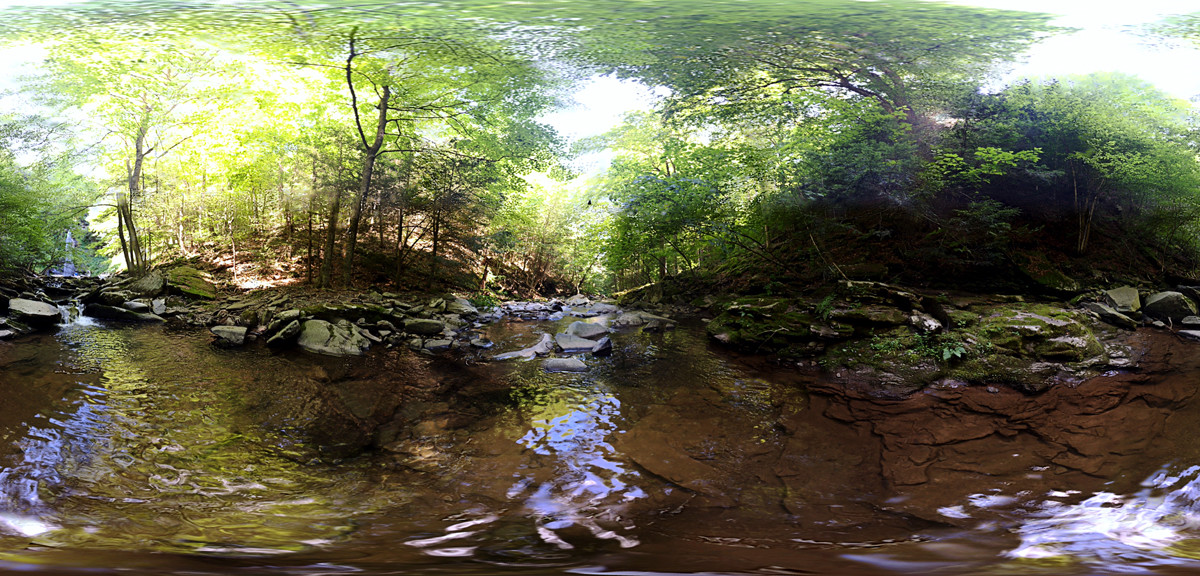 Downstream Patterkil Falls  by Alan Powell 