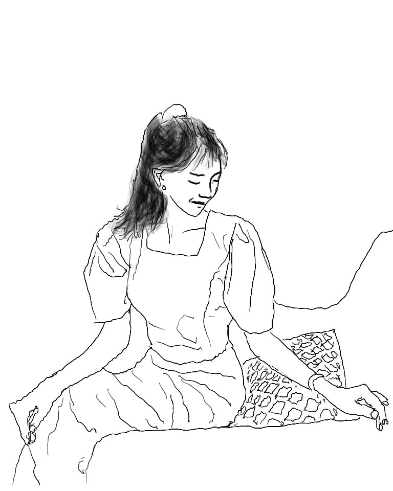 Qing Strikes A Pose, Image 1.