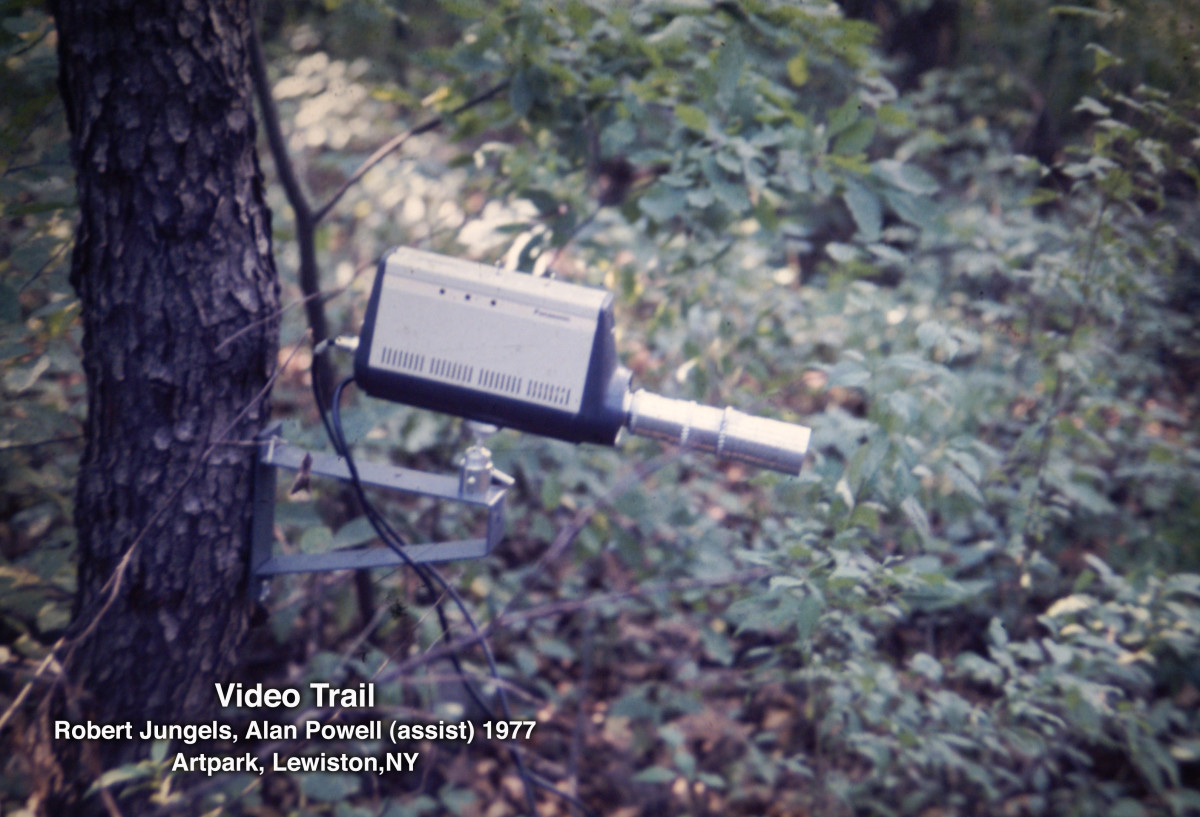 Video Trail by Robert Jungels and Alan Powell, Artpark 1977 by Alan Powell 