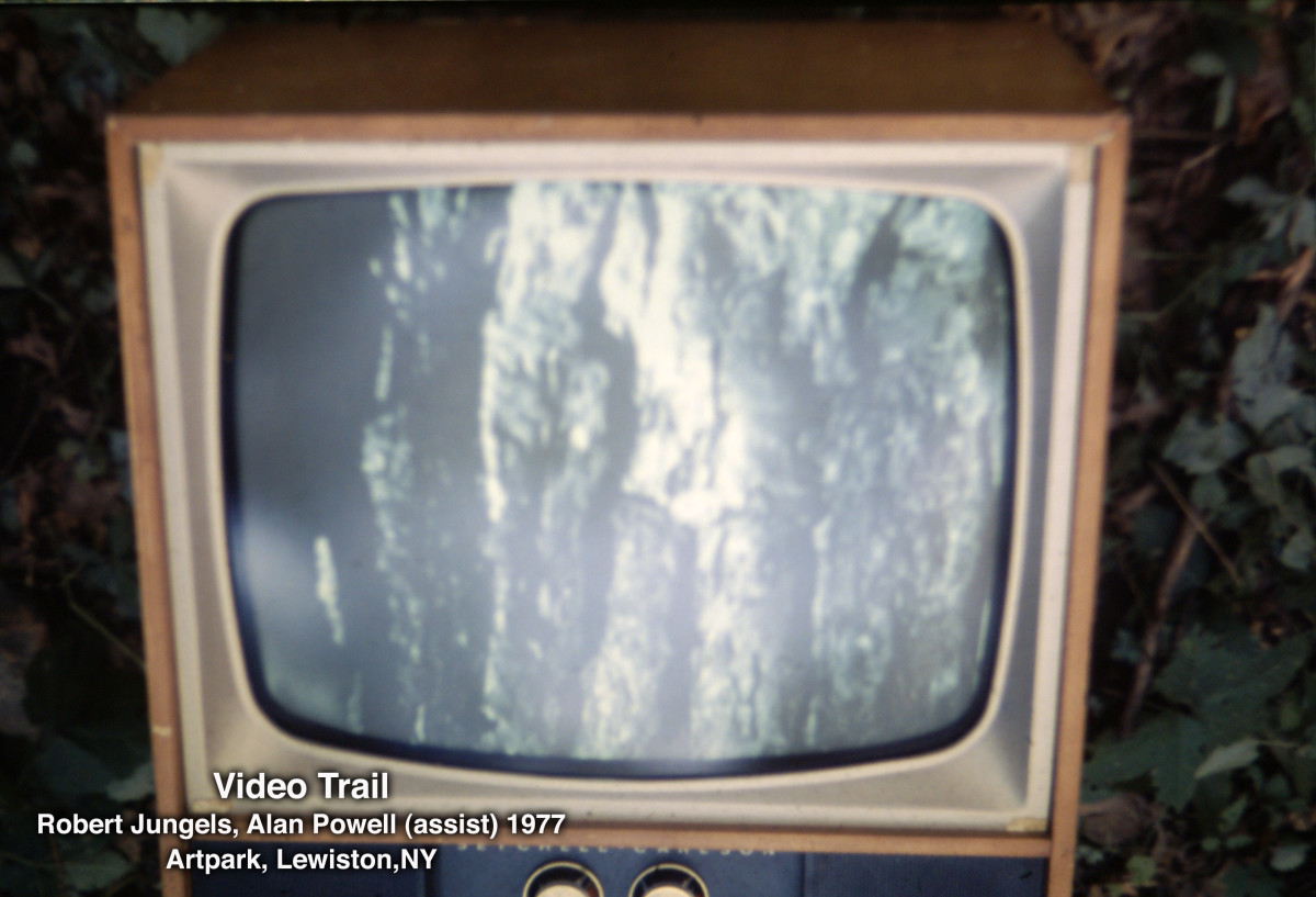 Video Trail by Robert Jungels and Alan Powell, Artpark 1977 by Alan Powell 