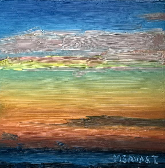 Sunset II by Michelle Savas Thompson 