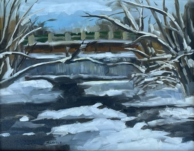 Wintry Morning by Michelle Savas Thompson 