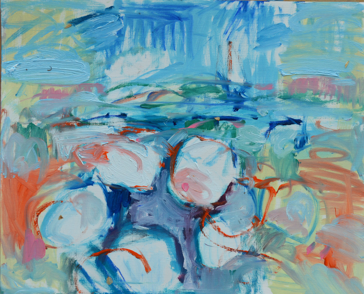 After Bridlington Beach by Liz Foster 