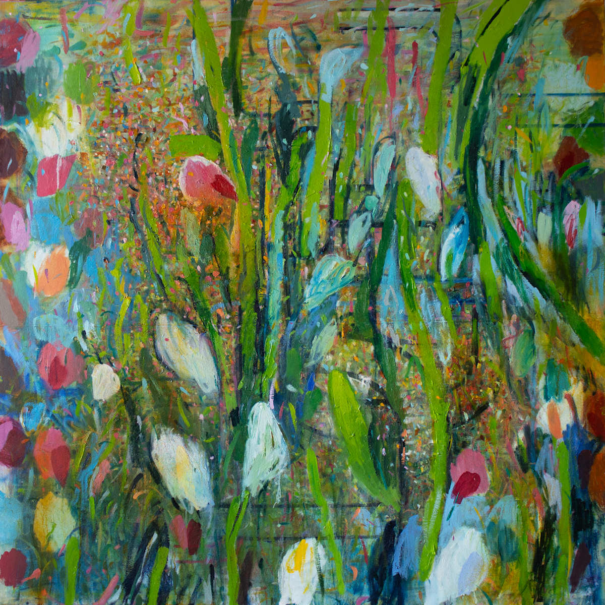 Deep Among the Grasses by Liz Foster 