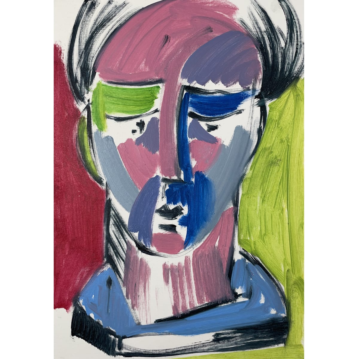 Female Head (1) by Liz Foster 