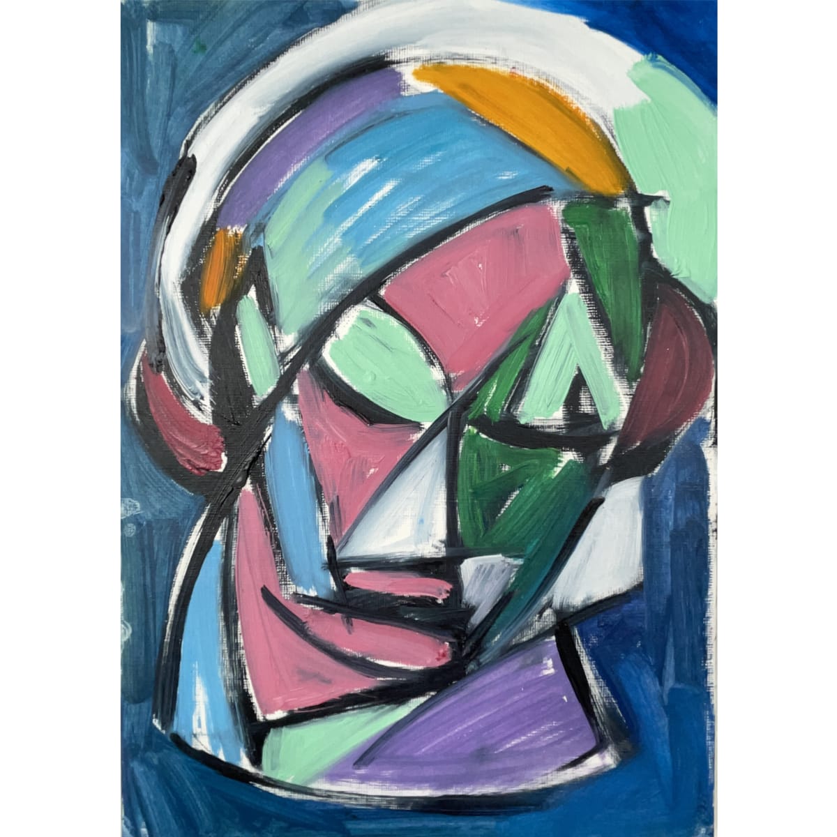 Female Head (2) by Liz Foster 