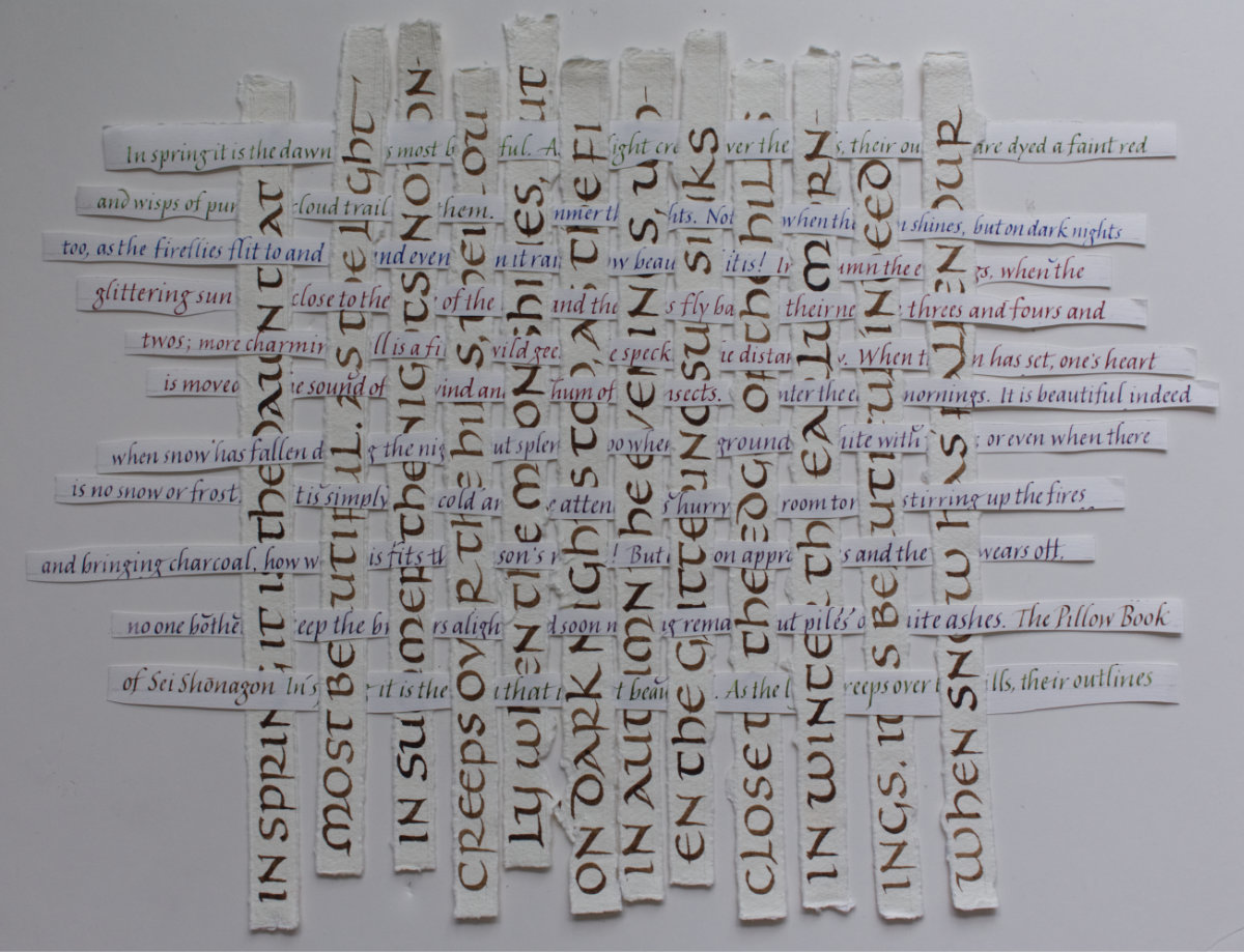 Woven Letters by Brenna O'Toole 