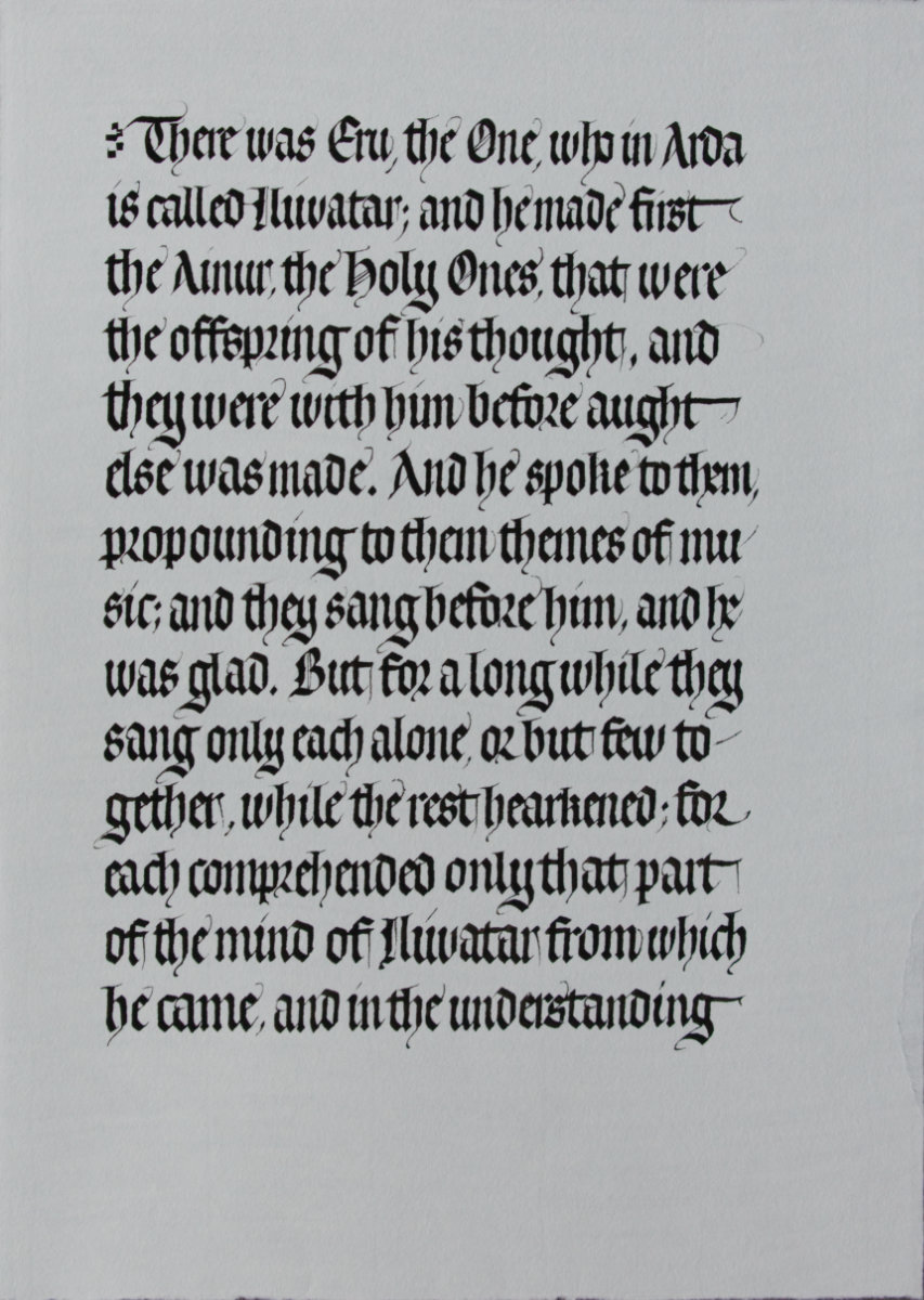 Blackletter Practice 1 by Brenna O'Toole 