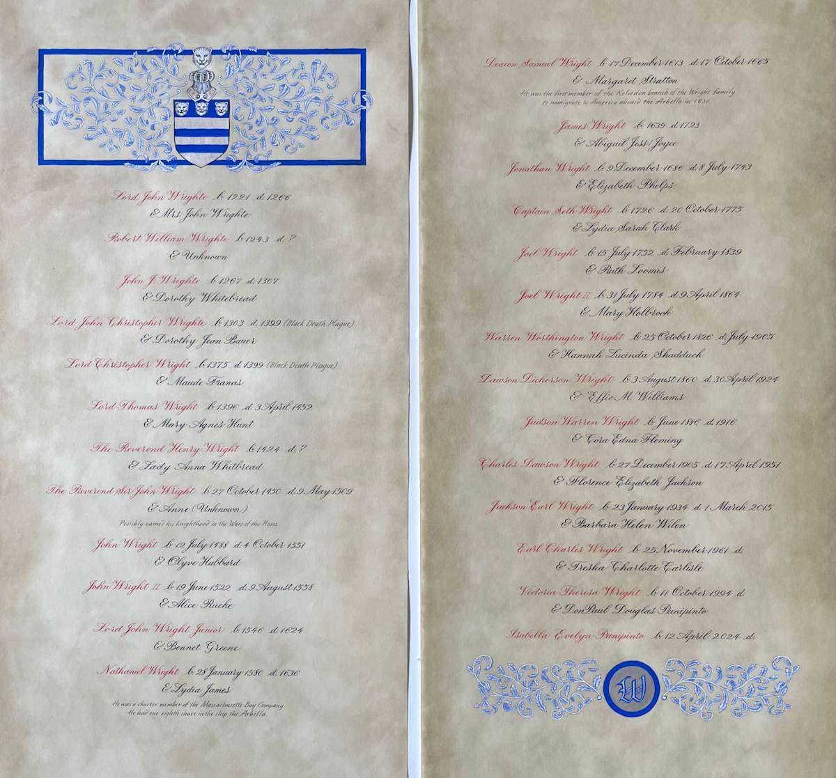 Wright Family Tree by Brenna O'Toole, Image 1.