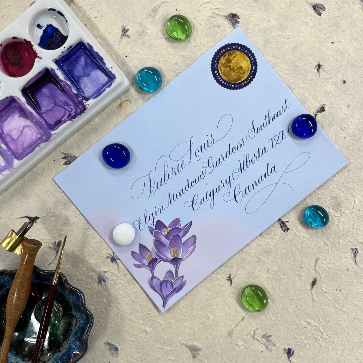 Decorated Envelope by Brenna O'Toole, Image 1.