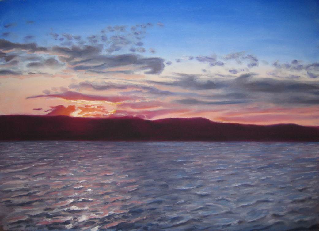 Hudson Sunset by Brenna O'Toole, Image 1.
