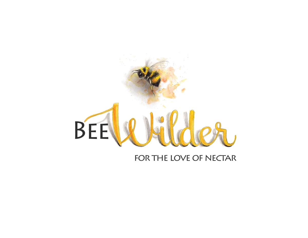 BeeWilder logo design by Penn A. Tomassetti  Image: BeeWilder :  For the love of nectar was a pollinator-friendly line of plants for Dutch Heritage Gardens
