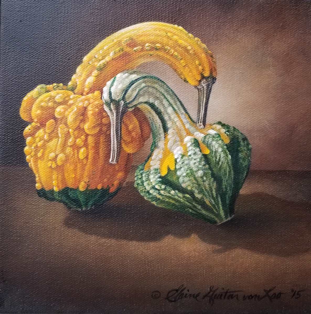 "Gourd Study#1" by Elaine Guitar , Image 1.