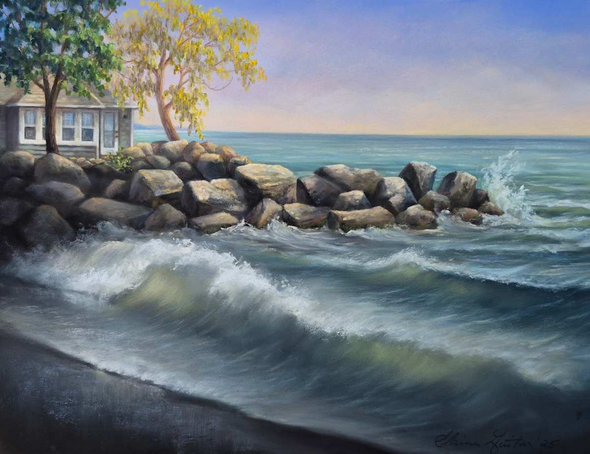 "Shoreline Serenity" by Elaine Guitar 