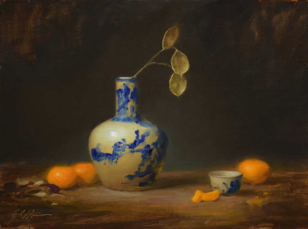 Blue and Orange by Elizabeth Robbins 