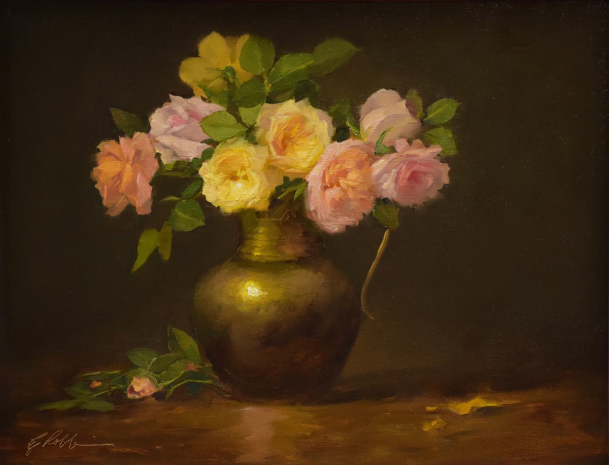 Buttercup Roses by Elizabeth Robbins 