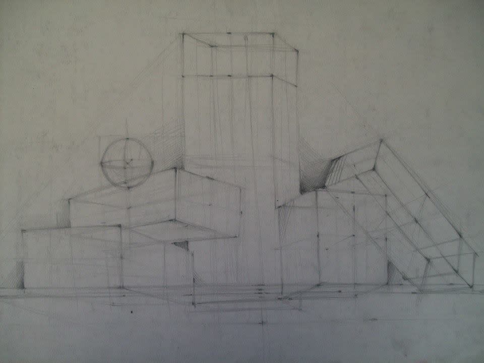 Still life construction by Gallina Todorova 