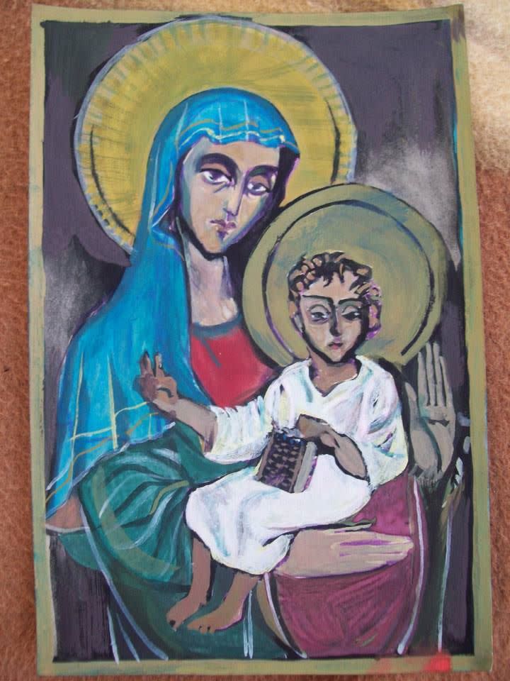 Holy Mother of God - 1989 by Galina Todorova 