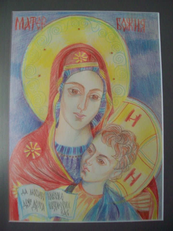 Holy Mother of God  - from the hospital by Gallina Todorova 