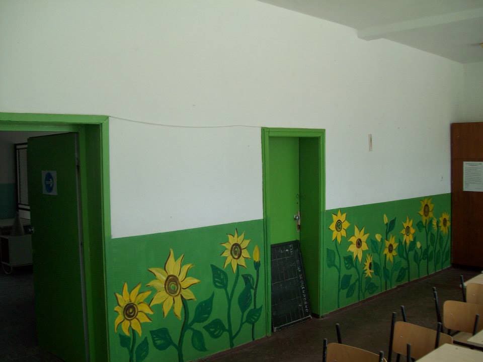 At the Zachary Stoyanov School in Komatevo, Plovdiv 