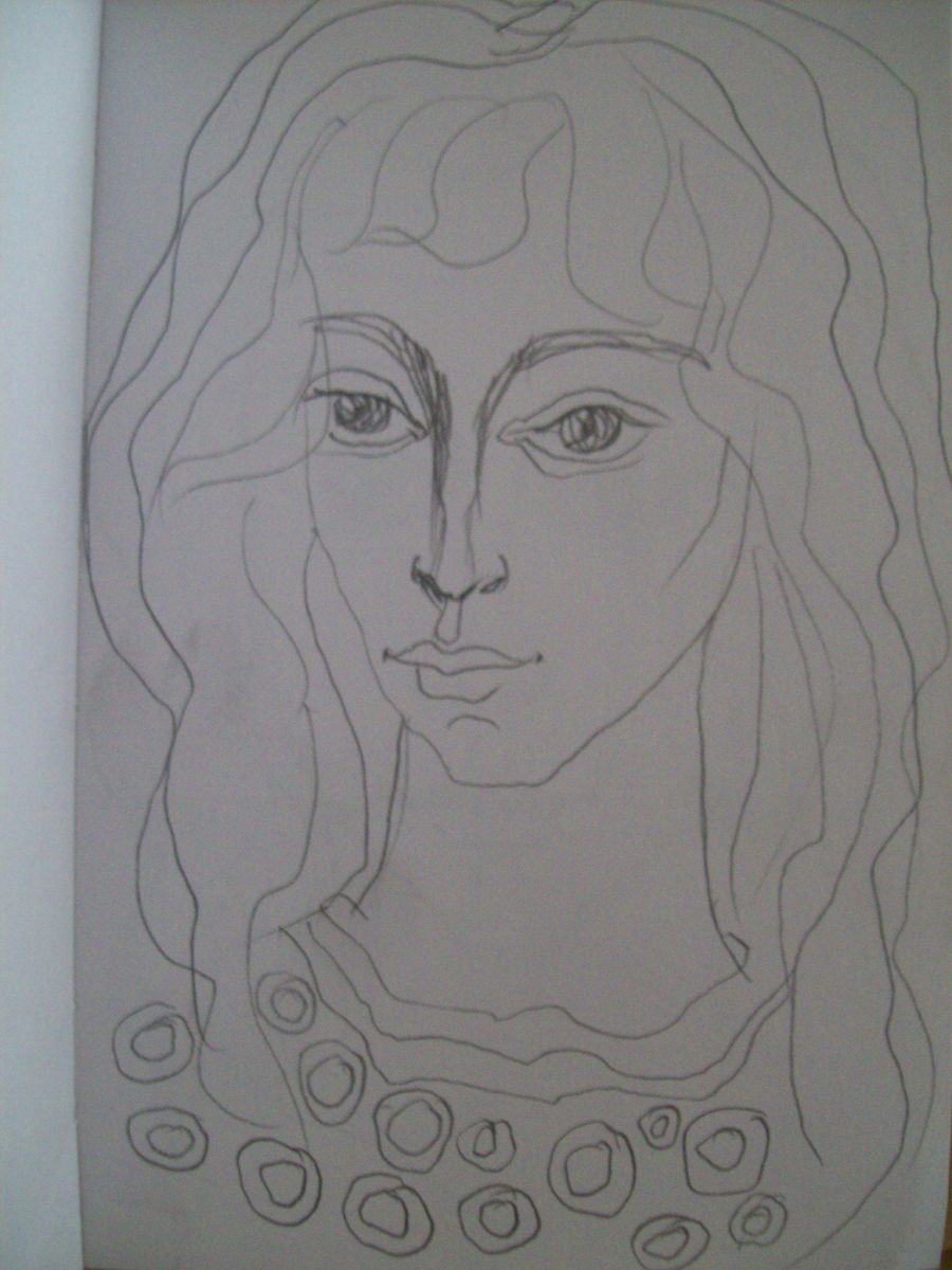 Young woman/ Violeta by Gallina Todorova 