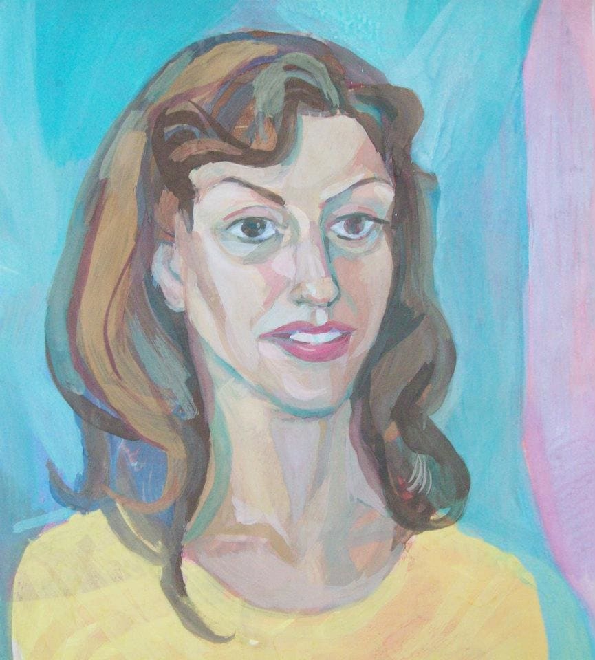 A smiling girl by Gallina Todorova, Image 2.