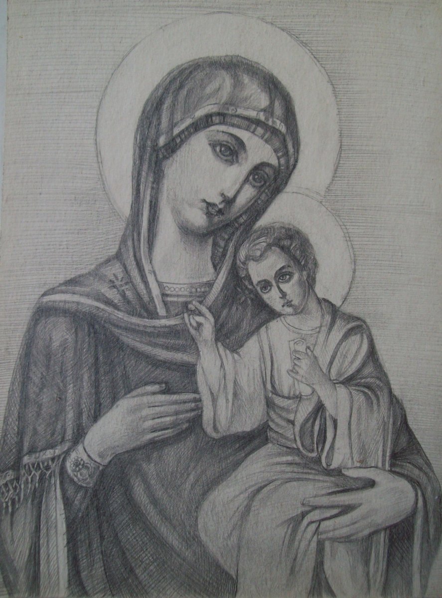 Holy Mother of God by Gallina Todorova 