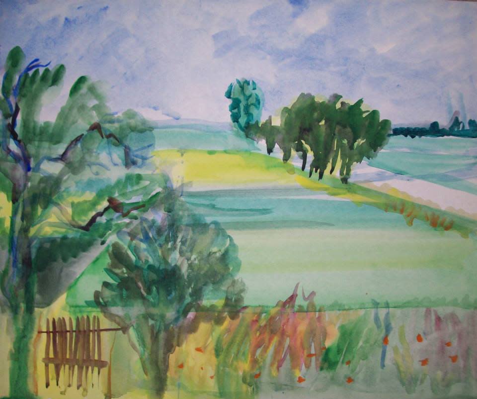 By Tzaratzovo/ Summer Landscape by Gallina Todorova 