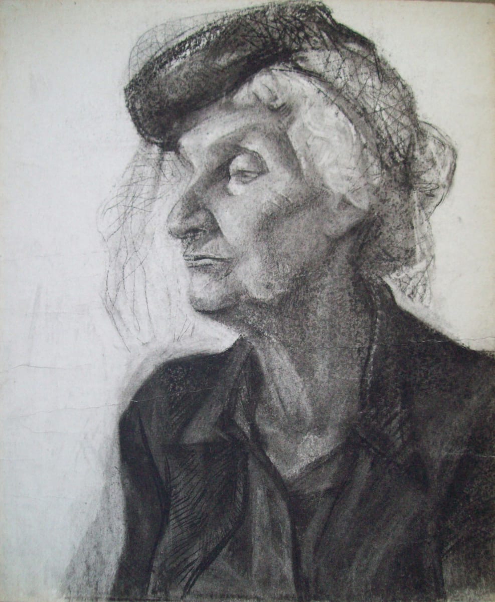 Old Lady with a veil by Gallina Todorova, Image 1.