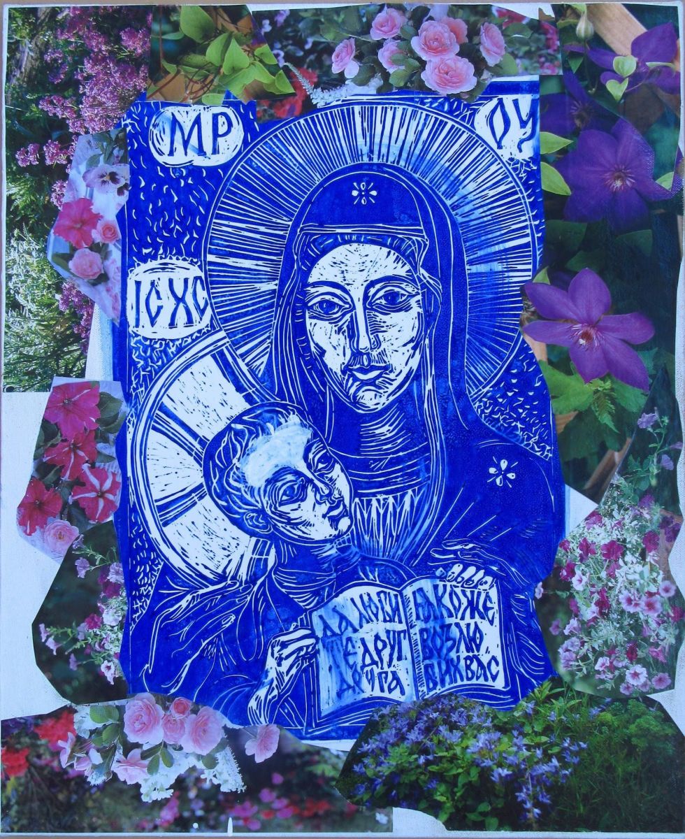 Looking at the Holy Mother of God 2 by Gallina Todorova 