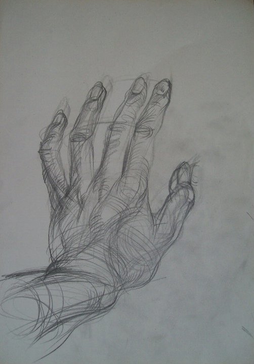 Pencil Hand by Gallina Todorova 