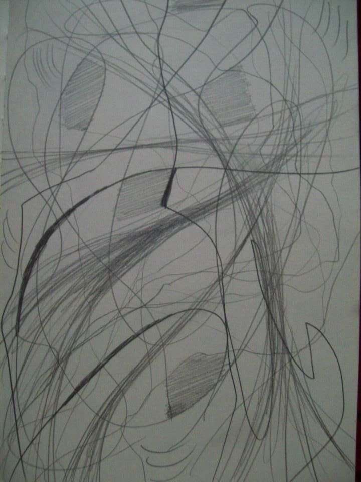 Pencil Abstraction 2 by Gallina Todorova, Image 1.