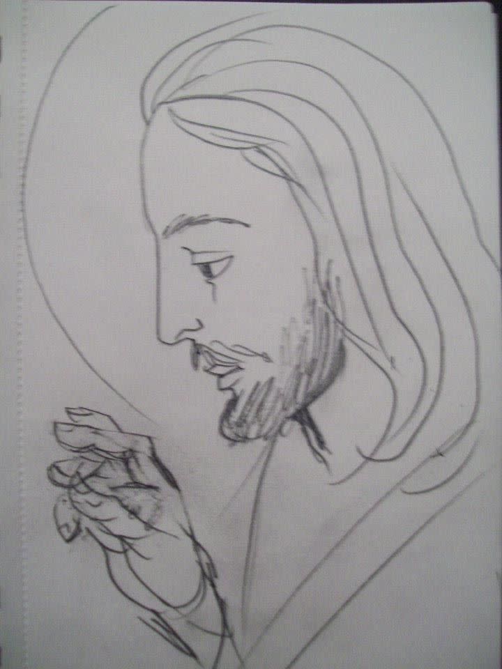 Jesus Christ profile by Gallina Todorova 