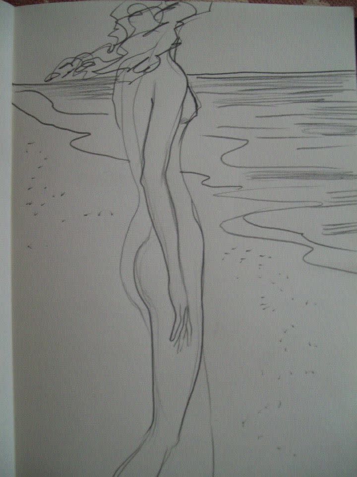 Nude at the beach by Gallina Todorova 