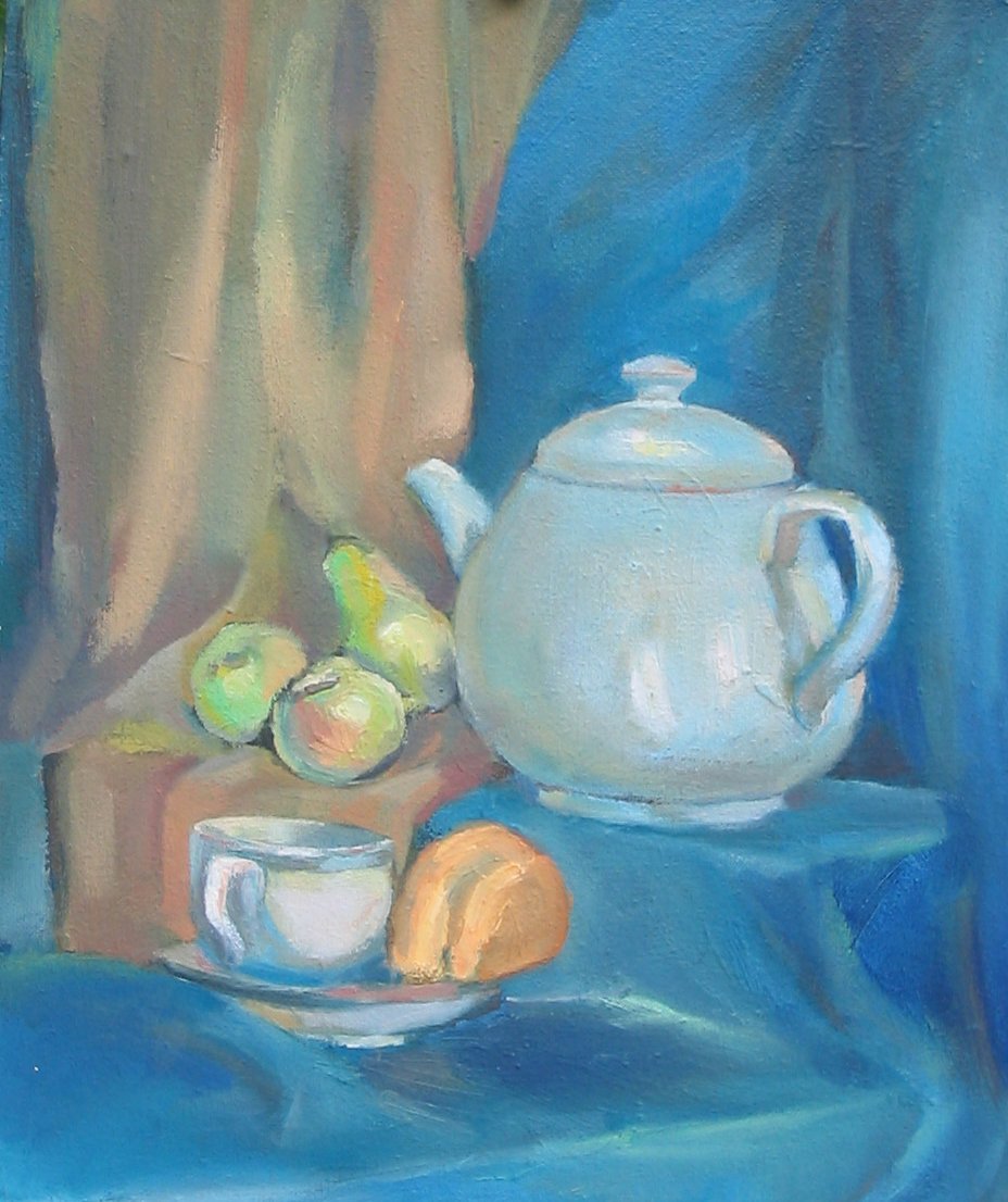 Still Life in blue by Galina Todorova 