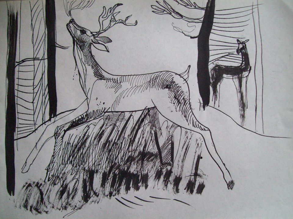 Deer by Gallina Todorova 