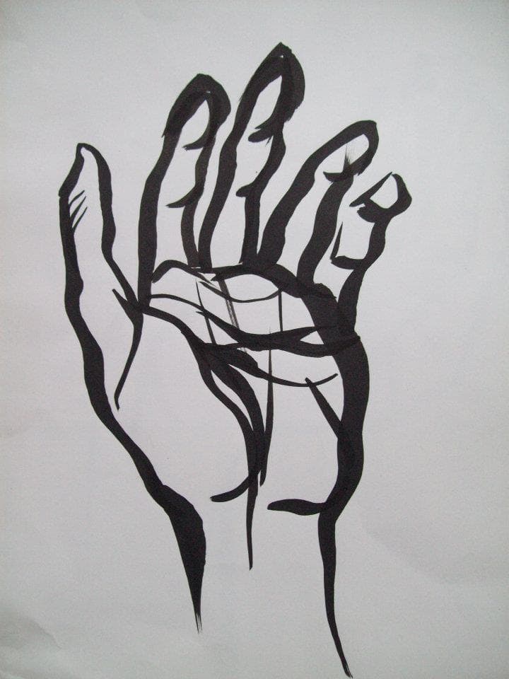 Ink Hand 2 by Gallina Todorova, Image 1.