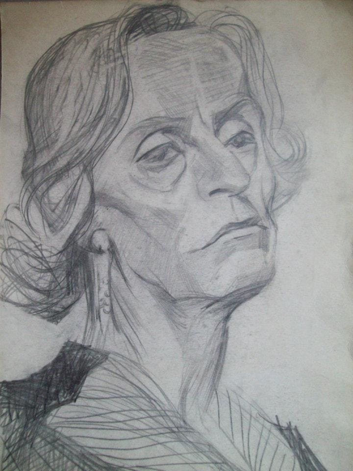 Model at the Art Academy in Sofia - 3 by Gallina Todorova, Image 1.
