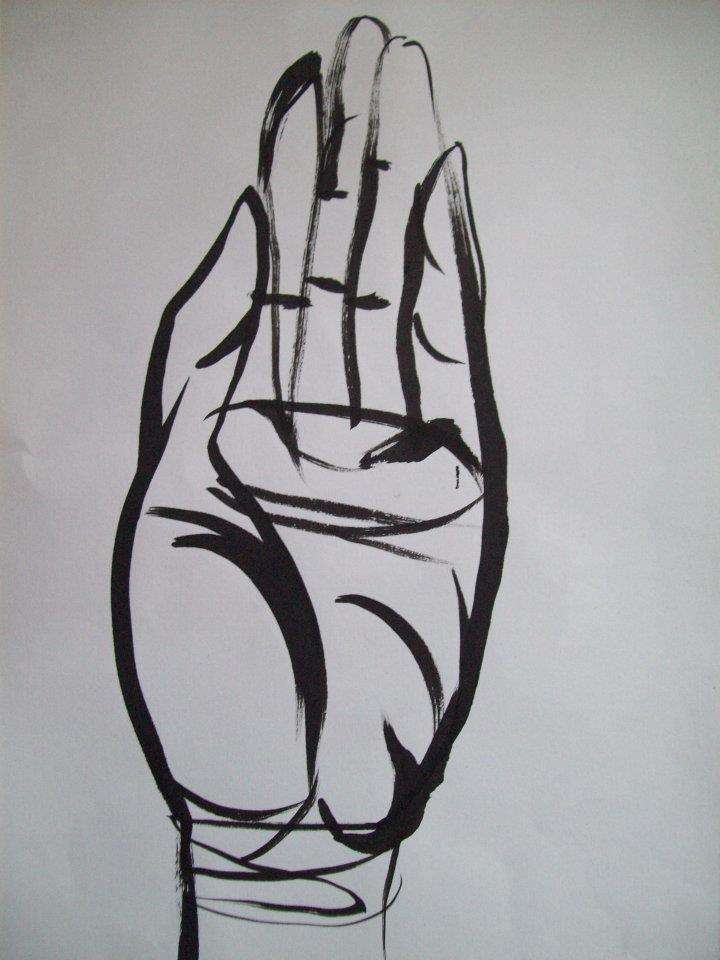 Ink Hand 3 by Gallina Todorova, Image 1.