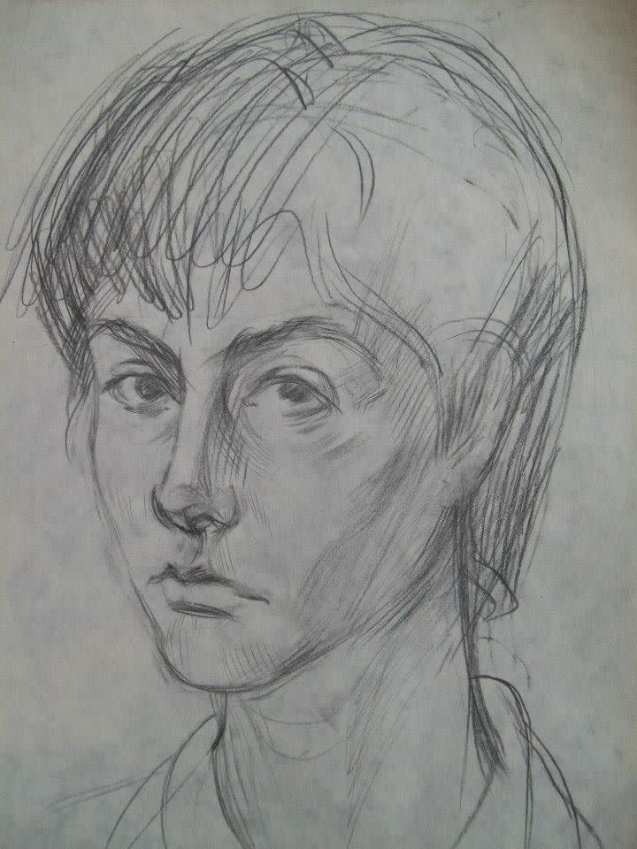 Selfportrait 1984 by Gallina Todorova 