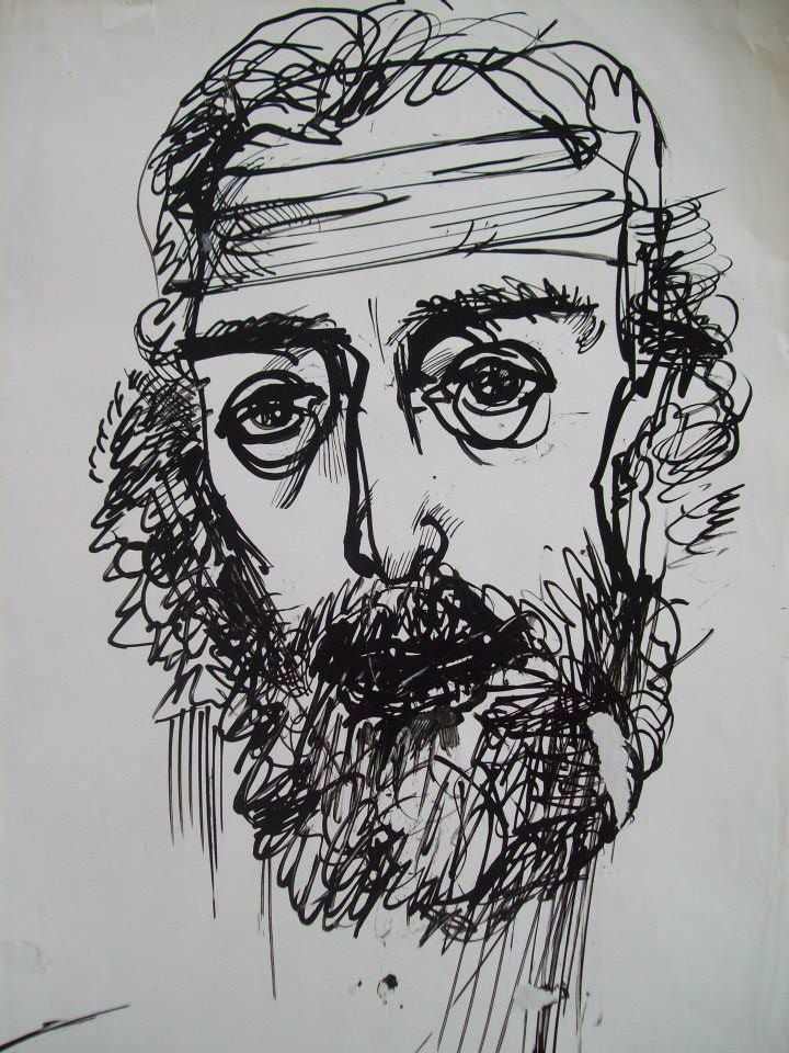 Bearded man with head band by Gallina Todorova, Image 1.